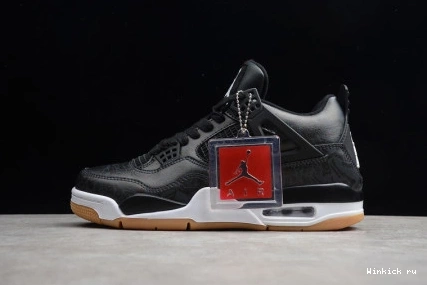 LASER JORDAN AIR 4 GUM BLACK SE 0804